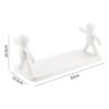 Floating shelf for wall mounting, versatile for use in bedroom, living room, or kitchen.